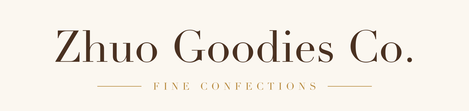 Zhuo Goodies Co. — Fine Confections