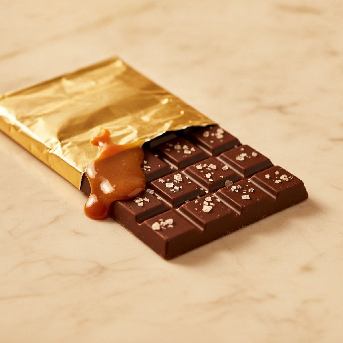 Sea Salt Caramel Dark Bar — Zhuo Goodies Co.